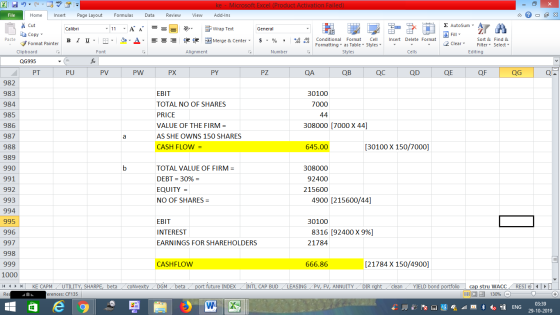 ke - Microsoft Excel (Product Activation Failed) File Home Insert Page Layout Formulas Data Review View Add-Ins - 2x % Cut Σ