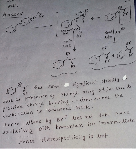 out. Answer BT BYomonium) ion SN1 SN2 Like Like i oiei BY BT BT has 8ome 2ignificant Atability BX due to Psesenee of Positive