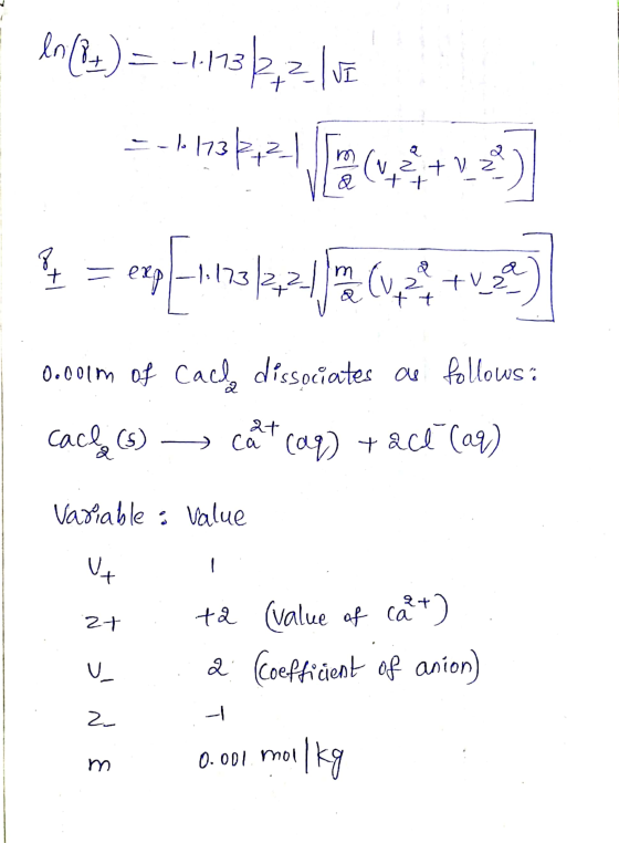 In(14) = -1.173 ki ?/VE L-1.17 1 1732 72 m Q V.2 + V tt V z & 173 12 a Cu TV 2 0.00lm of cache dissociates as follows: cach (