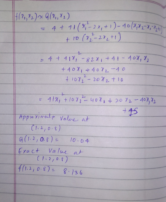 If (2, 2) = Q(2, 2) = 4 + 40 (1 - 2x + 1)-40/2,227,7 + 10 (x2 - 2x + 1) - 2 - 4 + 411 - 820, +41 - 40x, x, + 40x, & 4 0 2 2 -