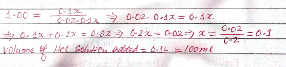 20N 0.12 0.02-04 7 0.02-0-12 = 6-12 OLX+0.1% = 0.02 => 0-22 = 0.02= x= 3:02=0-1 volone Of Hel Schusterna adiled = 0:1L = 100m