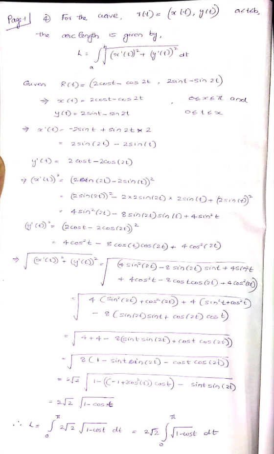 et. Guven R2cstcos 2t, 今 (t) 2cos t-cos 2 t ら一251,n(t ヲ@t.). (2gin (20-2sn (t)) ニチcost- g cos (t) cas (21)+ チCos2 ( 2t) sin