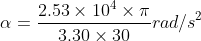 2.53 x 10 x T rad/s 3.30 x 30