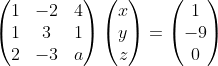 (1 -24) |1 3 11 | 9 2\ له 3-