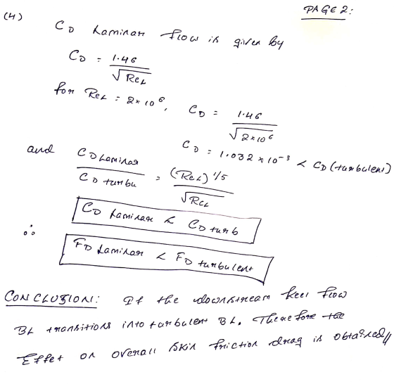 PAGE 2: (и) С. Котлон Kaminar flow 9/и 69 Co 1.46 vrea for Rea = 2x100 c, 1:44 2k to & and Сром і о С.: (032 % (от 3 К съ (tu