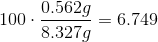 0.5629 -6.749 100 8.3279