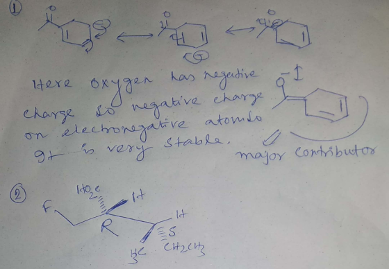 140х 6х32 Kos dive 1 charge so negative charge. I on electronegative atomto It is very stable 1 major contributor - lt ус сtt