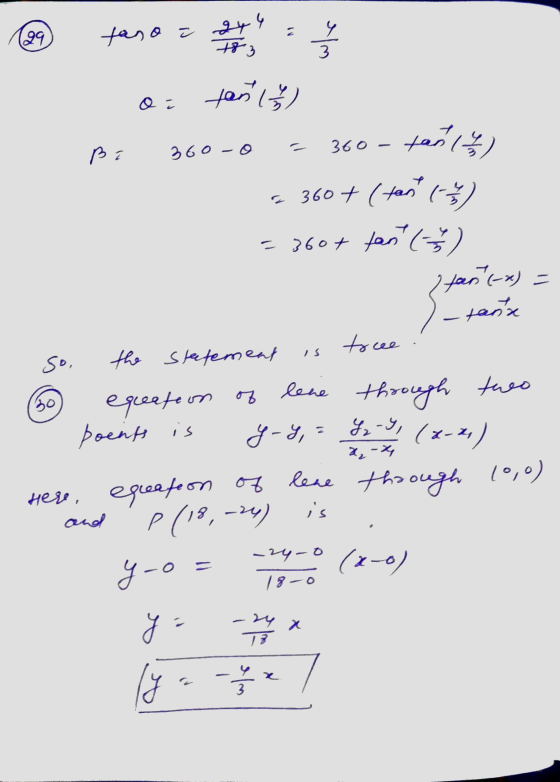 244 99 783 who 360 - - 360+ fano = sy tañ 1 - 3) Bi 360-0 tan 17 = 360+ (tant (7) fant ( 3 yan(-x) = tanse tree the Stetement