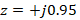 z= +0.95