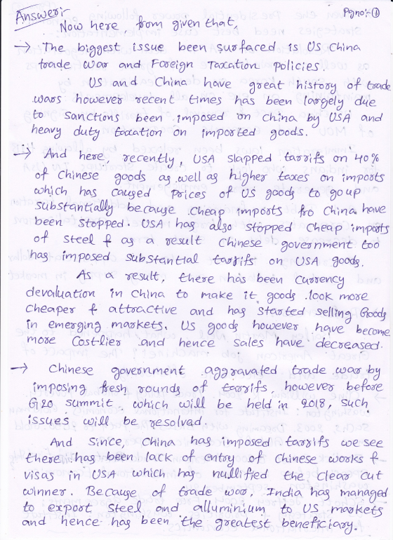 Answers co of f ericollon No Pgno- Now here from given that, bean 29129 → The biggest issue been surfaced is Os China toode w