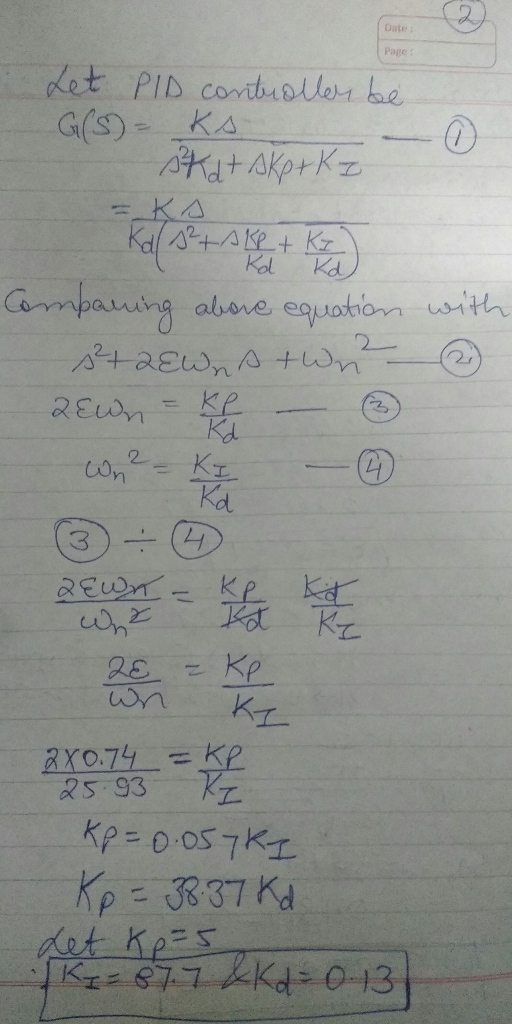 Date : Page G(s) K Camparuing abore equoton with Kd 3) ÷円 9 un 074 . 20 33
