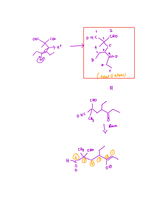 ОС CHO o Hс CHO 3 4 р Зе 8 10 (towll atoms) = со 4. ОӨС Сп, bane CH3 CHO H (1) (4) ое 6