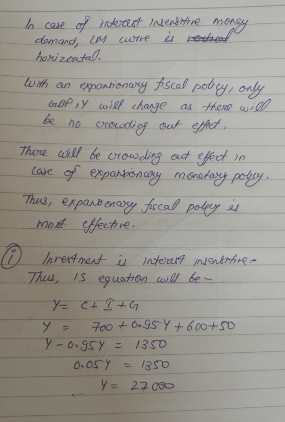 findercest Ini ensthe meney In care domand M wne esa! horizental. with an expartionary iscal pody only GBP ,y will change as
