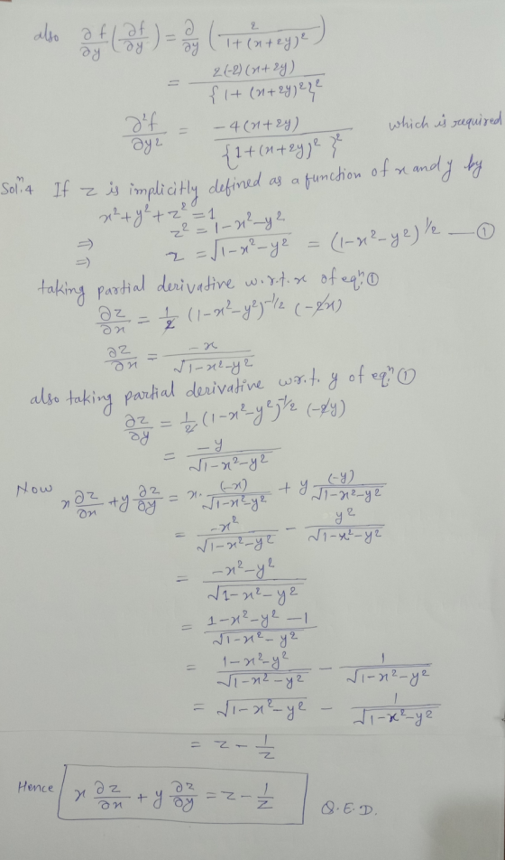 C 2 he also afl af dy t(atry, e 21-2) (x+2y) {1+ (1+243234 af - 4 (ntry) ay2 which is required {1+ (n+ 2yje e Solna If z is i