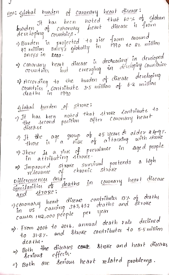 Ans: global burden of caronary heart disease : . It has been noted that 60% of Globan burden, of coronary heart disease is fr