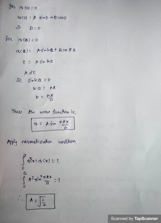 for col=0 Nol - A smo + B coso B=0 for xra)=0 nca) - Asiakaf Booka - Asin ka Afo So sinka = 0 ka - nr k=NA Thus the ware func
