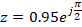z= 0.95e
