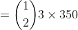 1 3 x 350 2