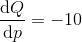 dQ_ -10 dp 2