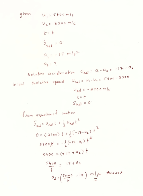 t- t hel 2. а,-@g--it.aa accele ahon a:W: Aelahve usd =u,-u、-5600-S300 9. elative speed inikal forn equation. Metin 2 2 a100