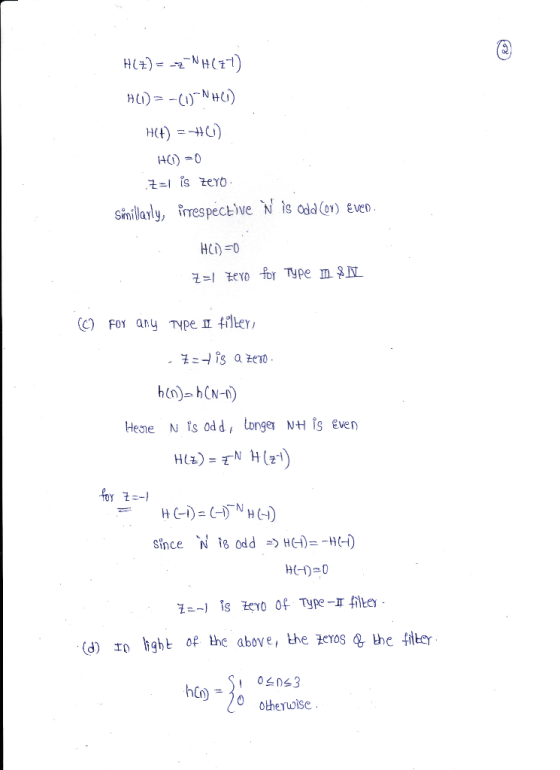 H4+) = -7-WH(71) ht)= -1) NH4) HCH) = -#(1) 14(1=0 Z=1 is zero Similarly, irrespective Ņ is Odd (ov) Even. HCI)=0 Zul Zeve fo