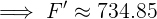 F 734.85