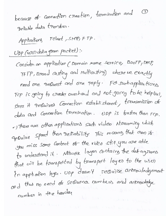 because c Connecton cneabion, teminatisn and Reliable data tanden. ApphabisnTlnet,SNTP FTP. Ubp Curercata gnam packet): Consi