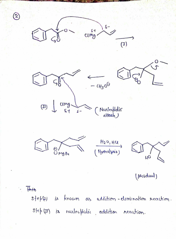 S- SH () (H0G CMg (Aludeafphilir attauk) Hao,Hu (Hetralia) Omg B HO (udud) is known as steb addition -elimi nation eachon Ste