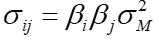 σ, = β.β,σ