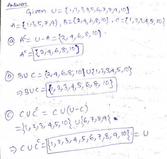 Answer اردرعرة ر5ر34ر2راک = (۱۷۷) 1 = 123,5,7,94 , B ={2, 4, 5, 6, 04 ,22 ,23 4 5 to 3 10 : {10 ر ره ره ر12 = 1 - =M 0 (8,103