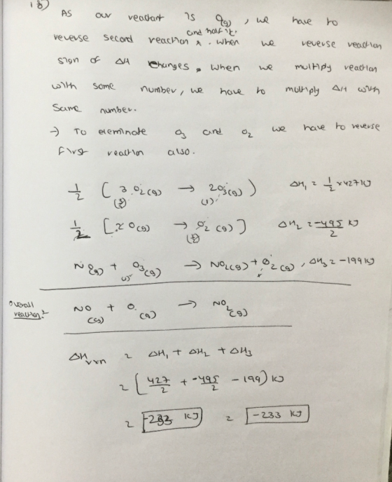 AS Our reactant is a and half ik second reaction when , we have to veverse veverse reaction sign of an ehanges when we multip