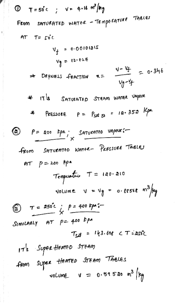 0 T=soc Vo 40 86 mm /eng From SATURATED WATER - TEMPERATURE TABLES AT T= soc -0.00101915 - 12.027 v-4 0.346 + DRYNESS FRACTIO