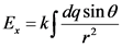 E = k/dqsino