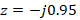 z= -10.95