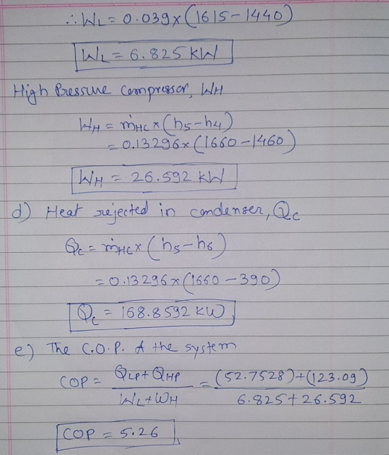 WLE0.039x16 IS-1440) alL6.825kl High Bussune conpreso e HHEMHC(bsh4) o.13296x 1660-14160 26.592 kla d Heat ujected in condene