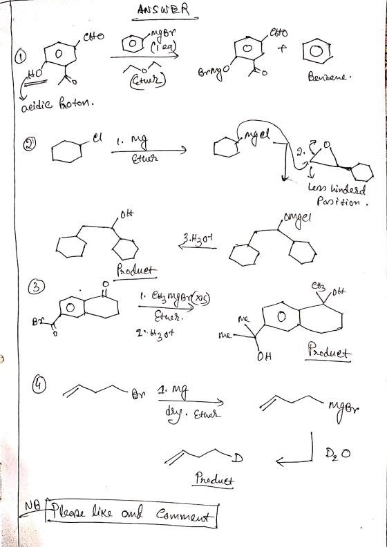 ANSWER ome MEDIA Benzene. AMU acidie Proton. me Ether ens hinderd Position. 04 JOY Product 쁜 , l edeng Bros) - Etuer. 2. Hg a
