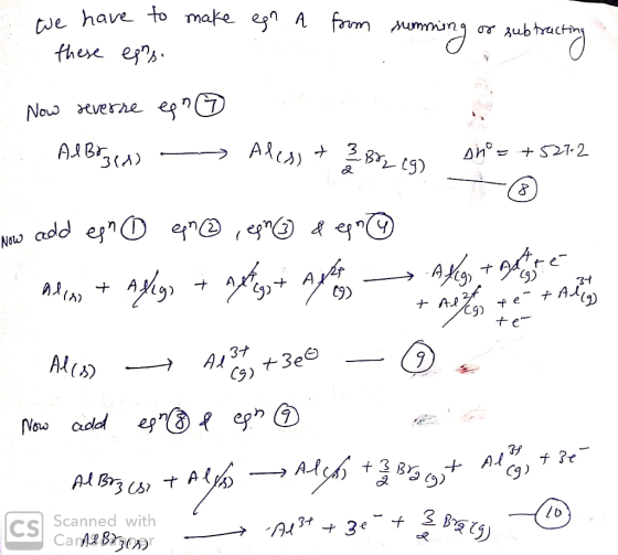 we have to make these epns. egr A from summing or subtracting Now 2. reverre egno AlBoged) - Aless+ 3 B2, sno = +527-2 - was