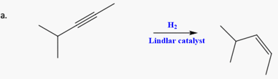 H, Lindlar catalyst