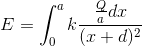 9 d. ra k a E = 5 C + d)2
