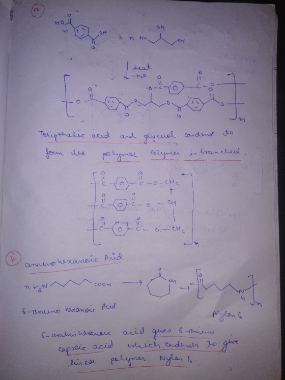 но Д 04 애 tn heat -HO to Teripthalic form the acid and polymer geycual condense Polymer is bran Polymer is breenched. -o-CH2