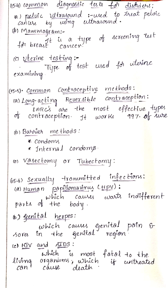 54) common diagnastic test todisdes pelvic asound-uud to triat peloic Can wrs by using uttrasound 1 Mammogr am Jt a type of s