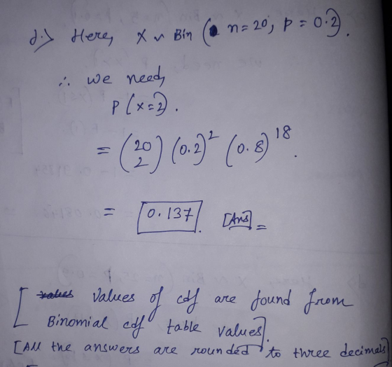 d t We mee are tound nomial evaluet Au the, answers are roun ddthtee Un déd