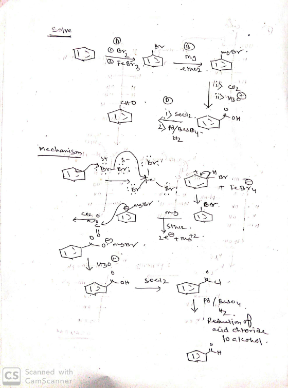 Cole A - Bo B ① Br. Bry mabr mog ③ Feb Brz ernes 1915 11) CO2 Az CHO ix Socile. OM pa/Besty H2 mechanism St S- Bri Br Bri g
