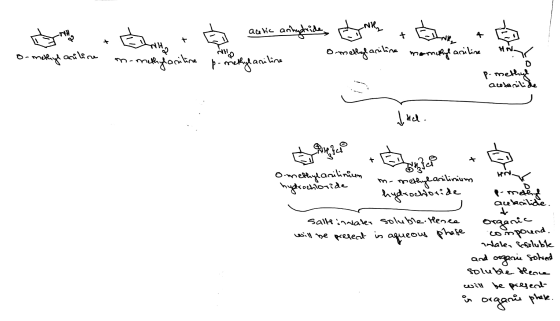 elemek + WK acetic anhydrides ri o methyl aniline m-methylaniline p-methyl aniline tha HN methyl aniline nomethyl aniline p-m