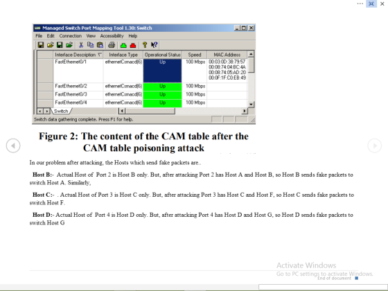 OX - Managed Switch Port Mapping Tool 1.30: Switch File Edit Connection View Accessibility Help HÉHO .?R? Interface Descripti