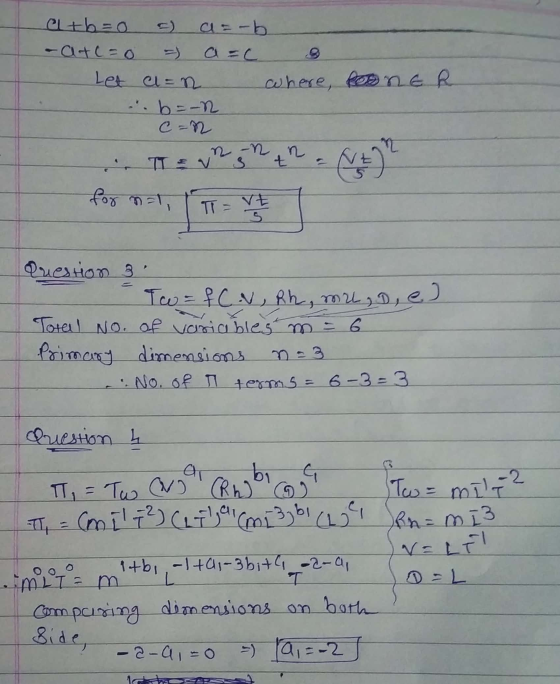 ath=o o a=-b - a+c= 0 = a c o Let al = n where foonER ab=-2 for n=1, IT = VET Question 3 - Tw=fC v Rh, mal, D, e) Torell No.
