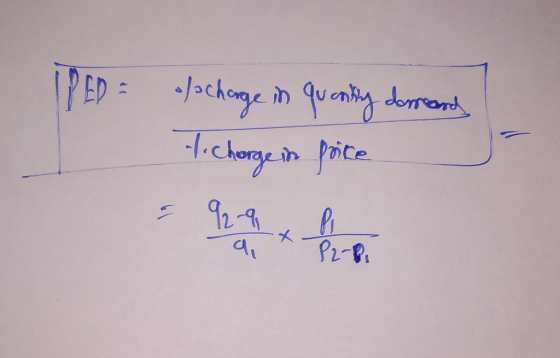 IPED= of charge in quanting dormand / Charge in poke