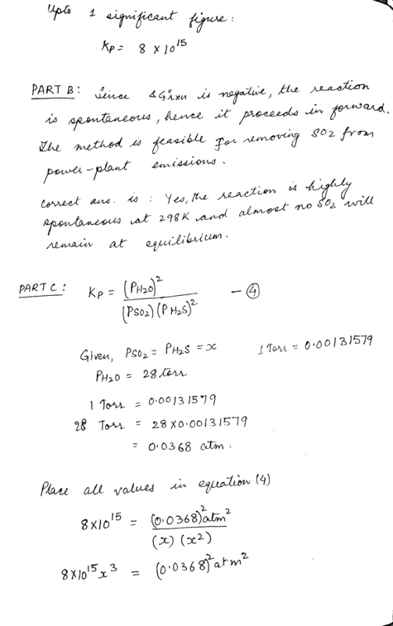 15 PART β : umer SG etia hence it tim 2 PART C Pso2) P H2S Given, PsoPHss Tor 00131579 ニ 0.00131579 28 Tw 28 xo.oo I 3 1579