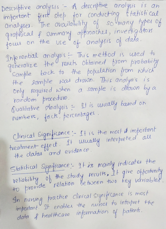 Descriptive analysis !- A descriptive analysis is an important first step for conducting statistical analyses. The availabili