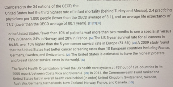 WONG Compared to the 34 nations of the OECD, the United States had the third highest rate of infant mortality (behind Turkey
